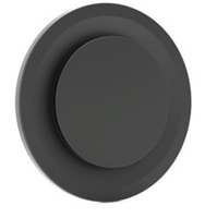 Spiroflex Anemostat sufitowy nawiewno-wywiewny Fi 125 VENT CLEAR Czarny  