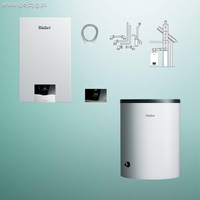 Vaillant VC 15CS/1-5 + VIH R 120/6B + VRC 720 sensoCOMFORT + Zestaw do Szachtu