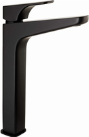 Deante Hiacynt bateria umywalkowa stojąca wysoka czarny mat  