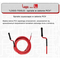 Spirala czyszcząca 9 mm dł. 5 m w osłonie PVC  