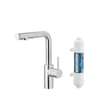 KFA Armatura Duero Pure Basic bateria kuchenna stojąca z filtrem Hydro+ z wyciąganą wylewką inox 6623-112-22