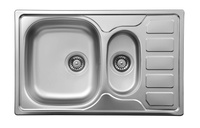 Deante Soul zlewozmywak stalowy wpuszczany 78 x 49 cm dekor ZEO 3513