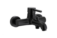 KFA Armatura Moza Black bateria wannowo-prysznicowa ścienna czarny mat  