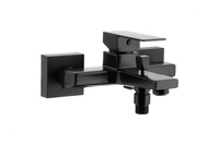 KFA Armatura Logon Black bateria wannowo-prysznicowa ścienna czarny mat  