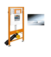 Stelaż podtynkowy WERIT JOMO+PRZYCISK EXCLUSIVE 2.0 CHROM POŁYSK 1749110130000  