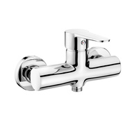 Delfin Rullo Bateria Prysznicowa Ścienna Chrom