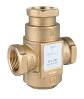 Afriso Zawór temperaturowy ATV 335, DN25, Rp1", Kvs 9, 55°C 16 335 10