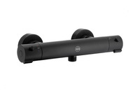 KFA Armatura Moza Black bateria prysznicowa ścienna termostatyczna czarny mat 5736-010-81