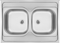 Deante Tango zlewozmywak stalowy 80 x 60 cm nakładany stal satynowa ZM6 020N