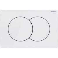 Geberit Delta01 przycisk spłukujący do WC biały 115.107.11.1