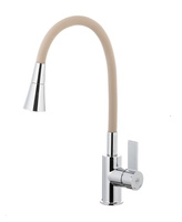 KFA Armatura Rumba bateria kuchenna stojąca chrom-beżowa 6553-925-51