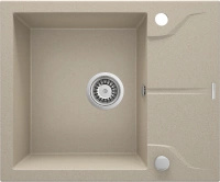 Deante Andante zlewozmywak granitowy 59x49 cm beżowy ZQN 711A