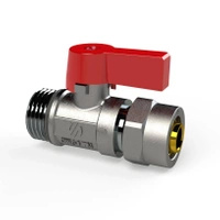 Arco MINI Zawór do Rur Wielowarstwowych 1/2GZ 16, Czerwony 868015