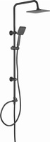 Deante Neo Boro Zestaw Prysznicowy Ścienny Czarny Mat NER N51K
