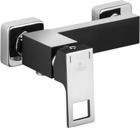 Deante Anemon Bateria Natryskowa Ścienna Chrom/Czarny BCZ B400