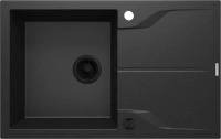 Deante Andante Zlewozmywak Granitowy 78x49 cm Wpuszczany Grafitowy Metalik ZQN G113