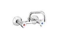 KFA Armatura Standard bateria umywalkowa z uchwytami A chrom wylewka 16 cm 300-310-00