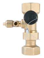 Afriso Szybkozłącze ASK, do naczynia wzbiorczego, z zaworem rewizyjnym, 2x GW G1"