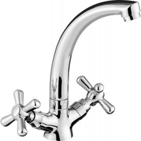 Deante Neo Symetrio Bateria Umywalkowa Stojąca Chrom BOS020D