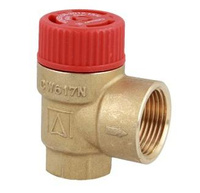 Afriso Zawór bezpieczeństwa do c.o. MS, 1.5 bar, GW G1/2" x GW G3/4"