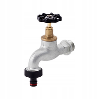 Zawór Kran Grzybkowy Żeliwny ze Złączką 3/4"  