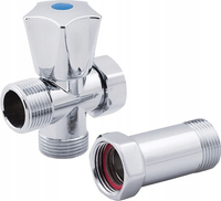 Perfexim Zawór Kątowy z Przedłużką 3/4"x3/4"x3/4" Model PH-014O