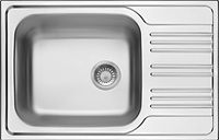 Deante Xylo zlewozmywak stalowy wpuszczany 78 x 50 cm satyna ZEX 011B