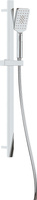 Deante Alpinia zestaw prysznicowy z drążkiem ścienny chrom połysk  