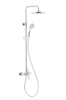 KFA Armatura Moza zestaw prysznicowy ścienny z deszczownicą chrom 5036-910-00