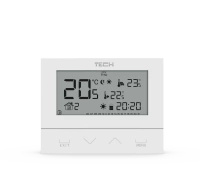 Tech ST-292 v3 Biały Przewodowy regulator pokojowy dwustanowy  