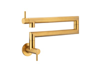 KFA Armatura Duero zawór kuchenny ścienny złoto szczotkowane 6623-030-31