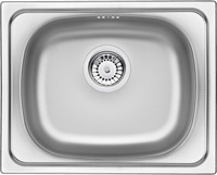 Deante Techno zlewozmywak stalowy wpuszczany 50 x 40 cm dekor ZEU 310A