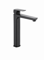 KFA Armatura Mokait Black bateria umywalkowa stojąca wysoka czarny mat  