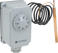 Afriso Termostat zanurzeniowy TC2, 0÷90°C, nastawa zewnętrzna, kapilara 1000 mm