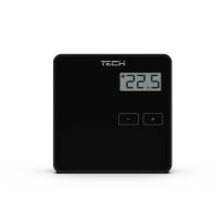 Tech ST-294 v1 Czarny Przewodowy regulator pokojowy dwustanowy  