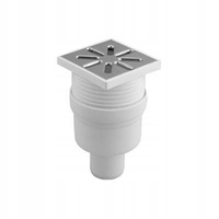 Kratka Ściekowa Metalowa 10x10 Odpływ Dolny Fi 50 mm Regulowana Aquer  