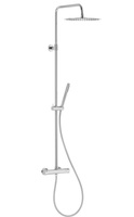 KFA Armatura Moza Premium zestaw prysznicowy ścienny termostatyczny z deszczownicą chrom 5736-921-00