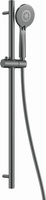 Deante Arnika zestaw prysznicowy z drążkiem ścienny 3-funkcyjny grafitowy  