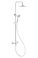 KFA Armatura Morris zestaw prysznicowy ścienny z deszczownicą chrom 5246-910-00