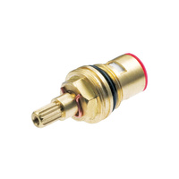 Głowica ceramiczna prawa 1/2, czerwona  