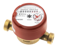 Bmeters GSD8-I DN15 1/2" R100 AC Q3=2.5 wodomierz suchobieżny, jednostrumieniowy z interfejsem indukcyjnym do ciepłej wody