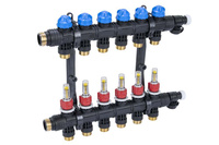 Afriso ProCalida EF1K Rozdzielacz do ogrzewania płaszczyznowego, 6 obiegów, G1", 0,2÷1,6 l/min