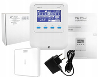 Sterownik Regulator Termostat Bezprzewodowy Biały WiFi 8s WH.20.0118 Tech Sterowniki