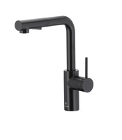 KFA Armatura Duero Basic Black bateria kuchenna stojąca z wyciąganą wylewką czarny mat 6623-110-81