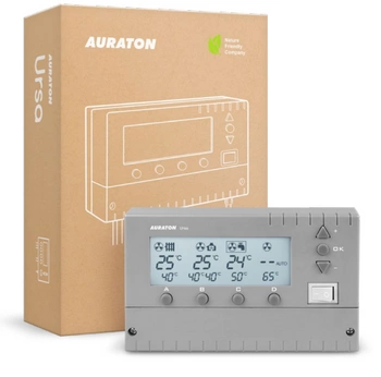 Auraton Ursa wielofunkcyjny sterownik pompy C.O. C.W.U. pieca kotła czujnik 2,5m