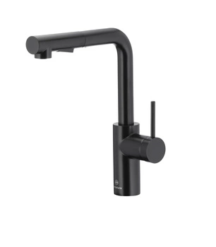 KFA Armatura Duero Basic Black bateria kuchenna stojąca z wyciąganą wylewką czarny mat 6623-110-81