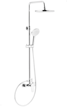 KFA Armatura Otava zestaw prysznicowy ścienny z deszczownicą chrom  