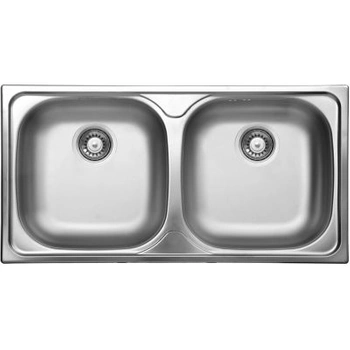 Deante Xylo zlewozmywak stalowy 78 x 43.5 cm dekor ZEX 3203