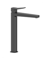 KFA Armatura Malaga bateria umywalkowa stojąca wysoka czarna 4522-712-81