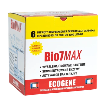 Bio 7 MAX 1kg – Dwufazowy Biopreparat do Oczyszczalni Ścieków